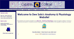 Desktop Screenshot of cypressbiologysato.com