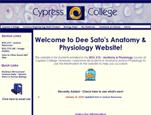 Tablet Screenshot of cypressbiologysato.com